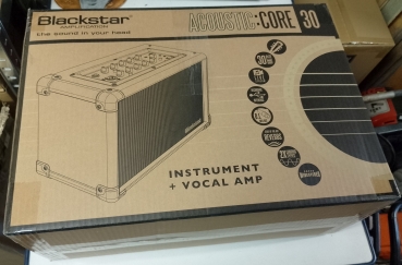 BLACKSTAR Akustik-Verstärker ACOUSTIC:CORE30 + Batteriepack + Tasche wie NEU