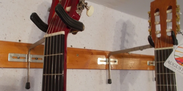 Gitarren-Wandhalter Längen-verstellbar, 4 x gebraucht