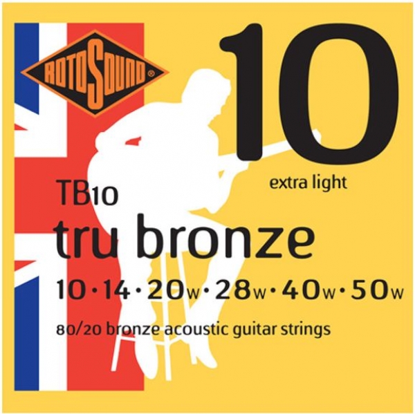 ROTOSOUND TB10 Tru Bronze 010 - 050