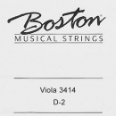 VIOLA-Saite D-2 von BOSTON Chrome Flatwound